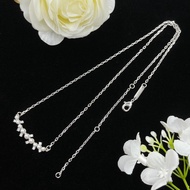 {TOP} HEFANG HEFANG White Moonlight Clavicle Chain Pearl Necklace Birthday Gift Premium Women Neckla