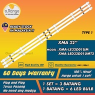 XMA-LE32D01UM / XMA-LED32D01UMT2 XMA 32" LED TV BACKLIGHT (LAMPU TV) XMALE32D01UM XMA-LE32D01 LE32D0