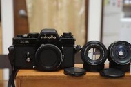 【售】與 Leica R3 沾上邊MINOLTA XE加購MD 50mm Tokina 28mm F2.8街拍鏡有重曝 