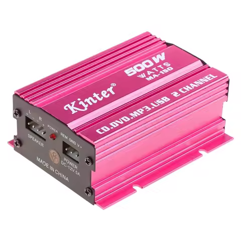 Mini Hi-Fi 500W 2 Channel Stereo Amplifier For Car Auto Motorcycle HOT