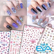 3D Nail Sticker Decorated with Flower Pattern F480 / F481 / F482 / F483