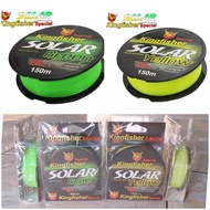 Senar Pancing Golden Fish KINGFISHER CARP Solar Green Yellow 150m Japan Line Mudah Tenggelam Kuat & 