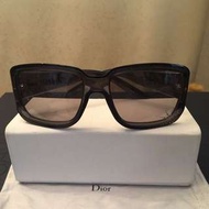 （全面大特價）Dior 灰色半透明框 鑲 Swarovski施華洛世奇 水晶太陽眼鏡