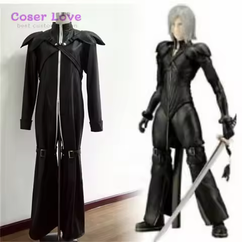 Game Final Fantasy VII ff7 Kadaj Custom Cosplay Costume Halloween Christmas Anime Costumes