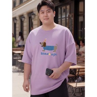 2Y791 [AIYOU] Lelaki Baju T Shirt Men Tshirt 1XL-5XL Crop Top Korean Style Seluar Plus Size Clothes
