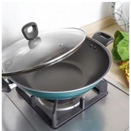 KRISCHEF Frying Pan with Lid 30cm/ Aluminum Frying Pan