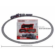 MAINAN KERETA API REL LOKOMOTIF RAIL KING RAILKING TRAIN 19051 LIGHT N SOUND