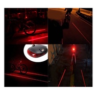 LED + LASER bicycle signal light