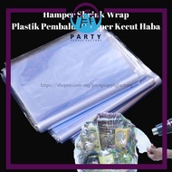 Hamper Shrink Wrap PVC / Hamper Wrapper / Pembalut Hamper Guna Hair Dryer Hot Gun (10 Pcs)