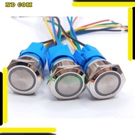 Sent From Bangkok Push-To-Press Switch Press Lock Size 22 Mm With Indicator Light 12 24 220v Socket 