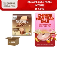 [Carton] NESCAFE GOLD 3in1 Intense Coffee Sachets (15 x 34g)