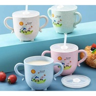 CSS ANTI-SPILL BABY DRINKING GLASS | BPA-FREE Baby Feeding STRAW TRAINING CUP with STRAW