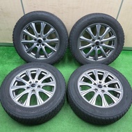 [送料無料] 4本価格★スタッドレス 225/60R17 ブリヂストン ブリザック DM-V2 LUTZ 社外 アルミ 17インチ PCD114.3/5H★4100803HAス