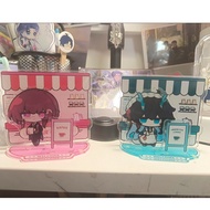 2Pieces Kafka Dan Heng·Imbibitor Lunae Sit at the Desk and Work Acrylic Figure Stand Model Desk Deco