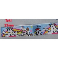 Tokidoki Colourful DIY Ribbon 22mm 2 yard  grosgrain