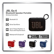 JBL Go 4 ultra-portable Bluetooth waterproof speaker with Up to 7 hours - big Pro Sound