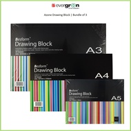 [SG] Azone Art & Crafts Drawing Block A3/A4/A5 [Evergreen Stationery]