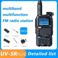 ควอนเซิง UV 5R Plus เครื่องส่งรับวิทยุแบบพกพา AM FM วิทยุสองทาง สถานี VHF เครื่องรับ K5 ชุดแฮมไร้สาย