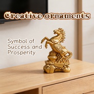 2026 PVC Horse Statue feng shui horse statue/ golden horse statue/ home decoration