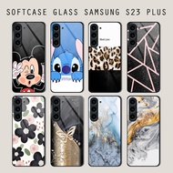 Samsung S23 Plus Glass Softcase - S23 Plus Glass Case - Samsung S23 Plus Shatterproof Casing
