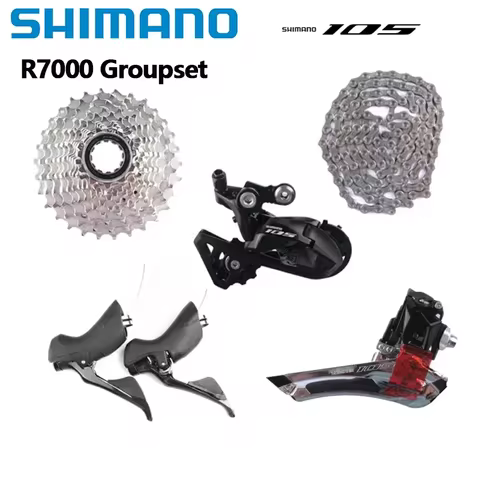 SHIMANO 105 R7000 2x11S Mini Group Shifter RD SS/GS R7000 Cassette 11-28T 11-30T 11-32T HG601 105 Ro