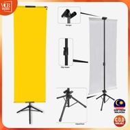 VCR Portable Tripod Bunting Stand 2x6ft | Adjustable Banner Display Stand for Indoor Outdoor Event P