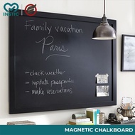 Frambie Magnetic Chalkboard | A2 & A1 Blackboard With Frame For Decoration Drawing Sketching and Tea