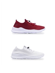 Airwalk Jack Women's Sneakers Shoes - White & Maroon  Airwalk Jack Women's Sneakers Shoes - Burgundy