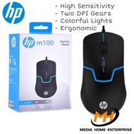 HP Gaming Wired Mouse M100 - Ergonomic, Colorful Lightning Effect