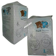 Bp Adult Diapers / Adult Diapers - Size L - 8 Pcs