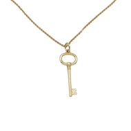 18K黃金 鑰匙墜飾 項鍊【Tiffany & Co 蒂芬妮】