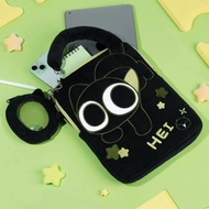 Bag Luo Xiaohei 2025 Large Capacity Furtablet Suitable for tablet <12 Inch, Cute Birthday Gift