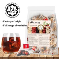 (Local Stock)  MAX Teh ginseng lima harta karun buatan tangan, uncang teh mulberi yang memelihara ke