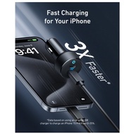 Anker PowerDrive III Duo Car Charger 40W 20W Dual Port USB Type C - A2724