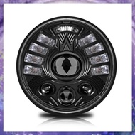 (GPBS) 5.75 Inch Motorcycle LED Headlight forHarley Sportster Dyna Low Rider Street Bob Iron 883 Mot