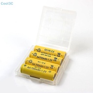 Cool3C 2 4 8 Slots AA AAA Battery Storage Box Hard Plastic Case Cover Holder Protecting Case With Cl
