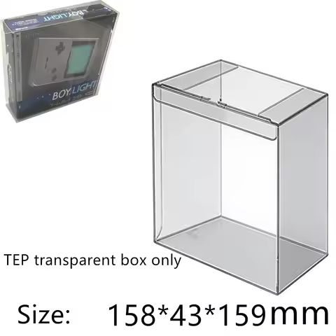 Transparent Box Protector For Game Boy Light/GBL Collect Boxes TEP Storage Game Shell Clear Display 