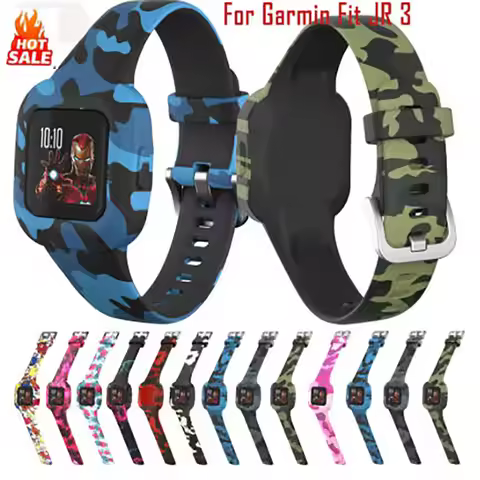 Silicone Strap Watchband for Garmin Vivofit JR 3 Smart Watch Wristband Replacement Bracelet For Garm
