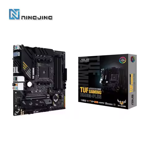 ASUS New TUF GAMING B550M PLUS Micro-ATX B550M AMD B550 DDR4 4800(OC) MHz 128G M.2 SATA 6Gb/s USB 3.