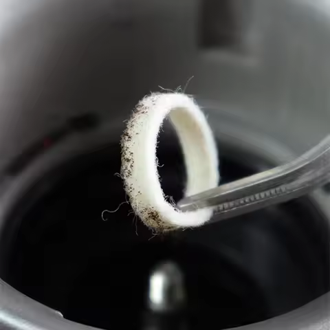 2pcs Wool Felt Sealing Gasket For Breville 870 875 878 880,Keep Powder Out,Cutter head Shock Washer 