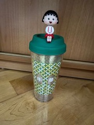 小丸子香港懷舊設計雙層咖啡杯（花輪年華）