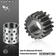Motorcycle 18T Clutch Primary Drive Gear Bush For Lifan 125cc Manual Clutch 1P52FMI-K Horizontal Kic