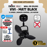 【FIERO TINY 16 VIVI 16】Wall 16" Fan Remote Control / Kipas Dinding Remote / Quiet Operation / Home U