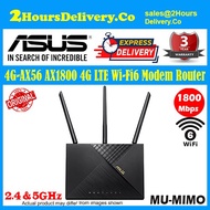 [ 2 Hours *] 4G-AX56 AX1800 4G Gigabit Wi-Fi6 CAT6 300MB/s Modem Route