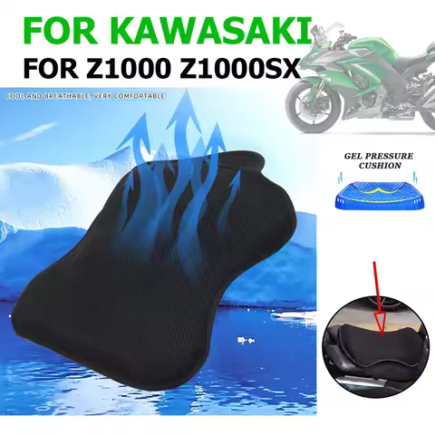 For Kawasaki Z1000 Z 1000 Z1000SX Z1000 SX Ninja1000 Motorcycle Accessories Breathable Pressure Reli