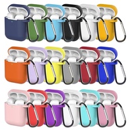 Case Cover with Carabiner Hook for Apple Airpod 1/2
