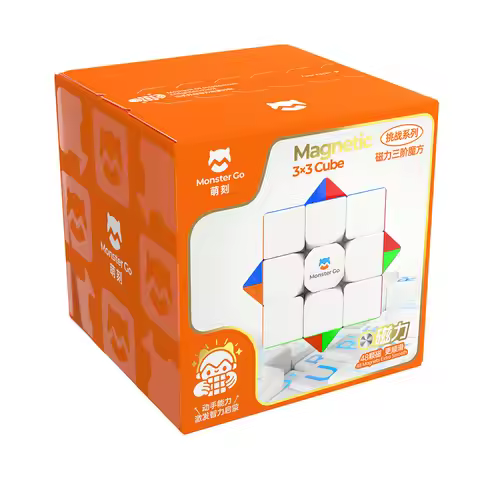 GAN Cube Monster Go EDU Magnetic 3X3x3 Speed cube GAN Professional Speed Magic cube GAN MG3 3×3 Magn