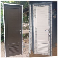 pintu kamar mandi panel aluminium 200x70