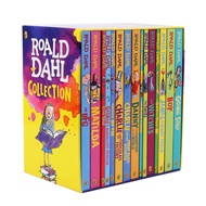 Roald Dahl 18 books Whole Set hard case the famous five famous five adventures kid reading