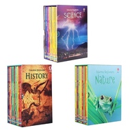 Usborne Beginners Series Science/History/Nature 10 Hardcover Books Each Subject ( Box Set )